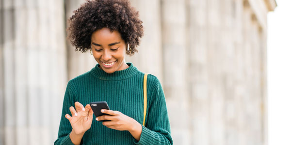  Member on a cell phone 