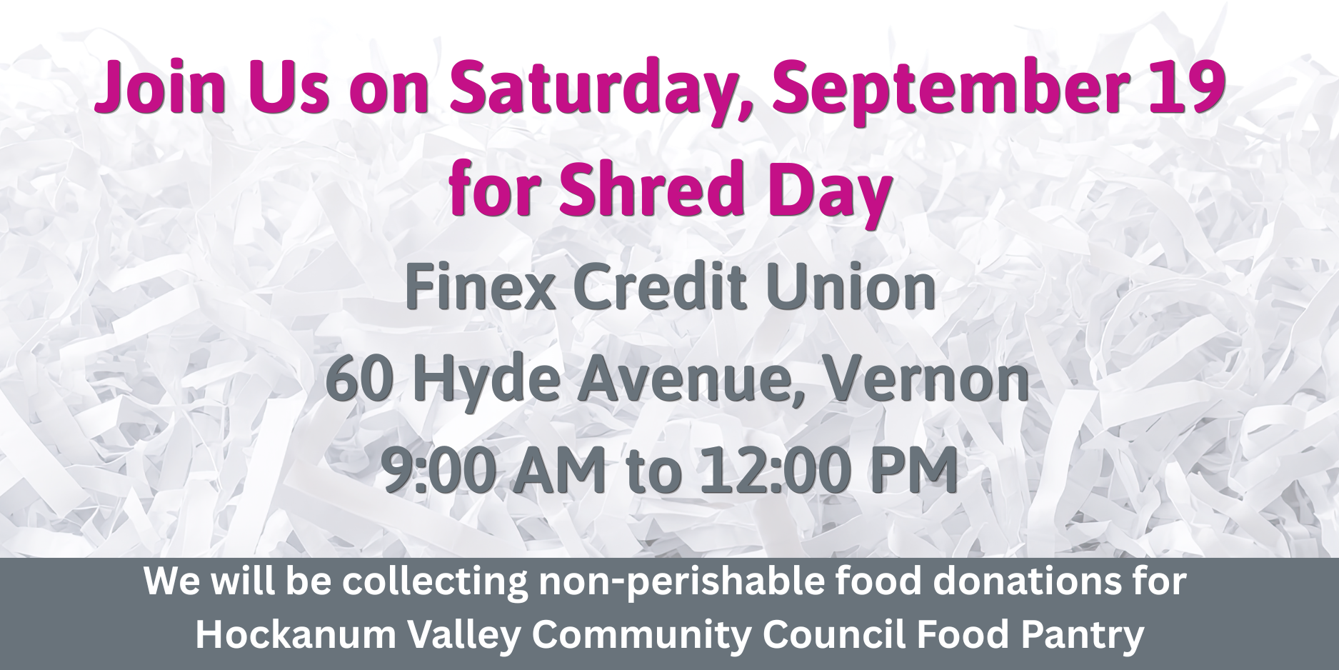 Vernon Shred Day